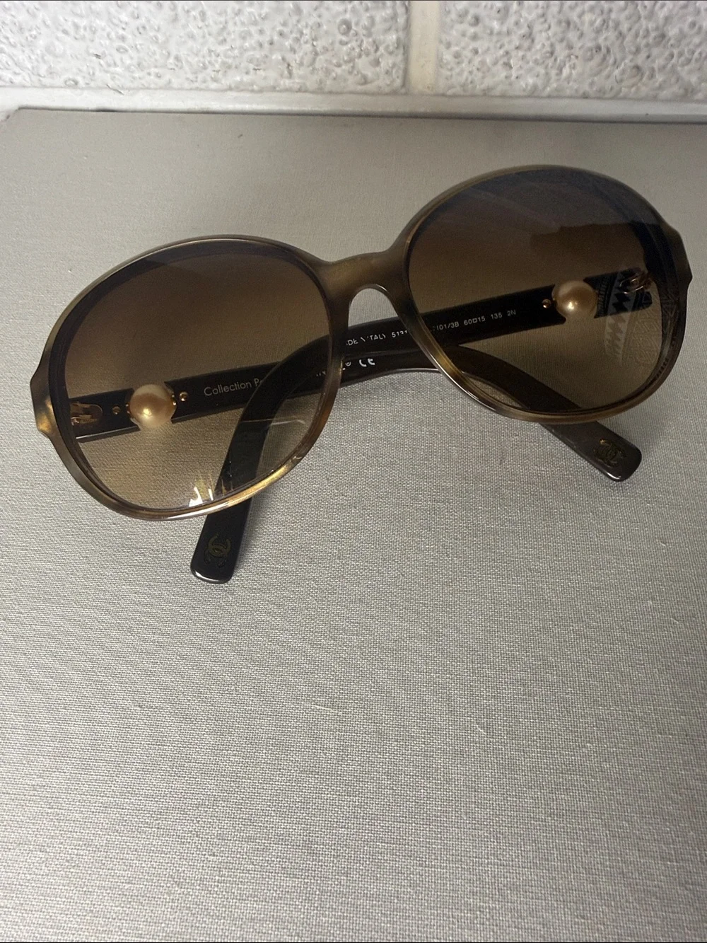 Chanel Brown Tortise Women's FRAMES with Pearl Accent